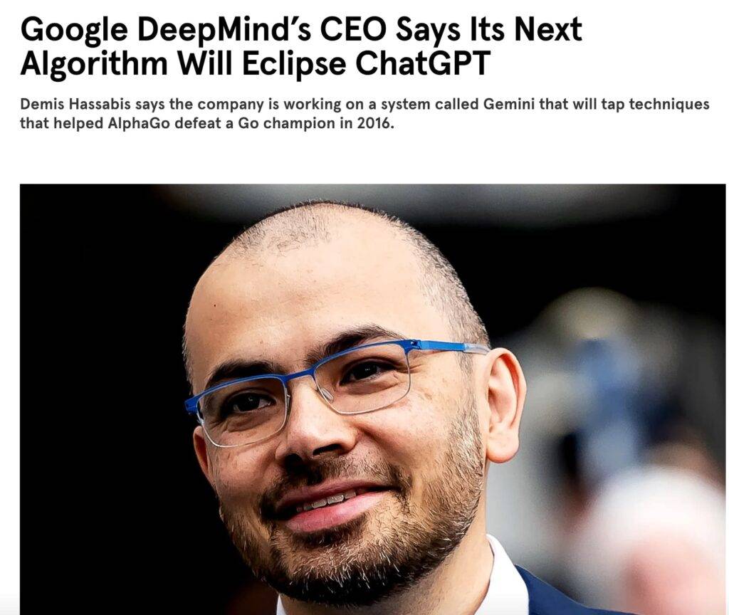  Google’s DeepMind CEO 